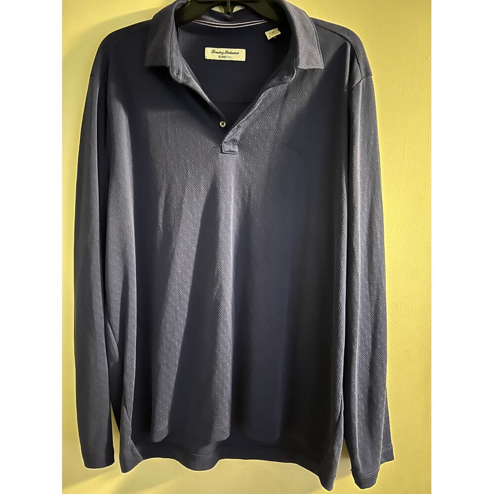 Tommy Bahama Long Sleeved Men's Polo - Size LG
